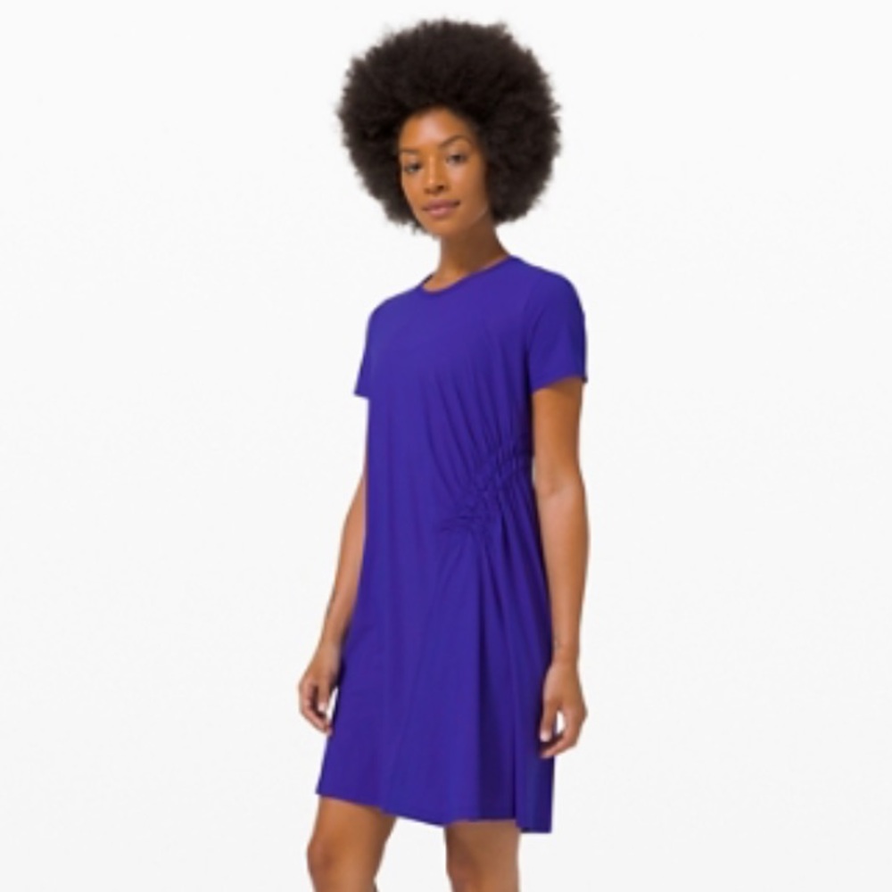 Lululemon Blue Seek Sun Dress with UV Protection